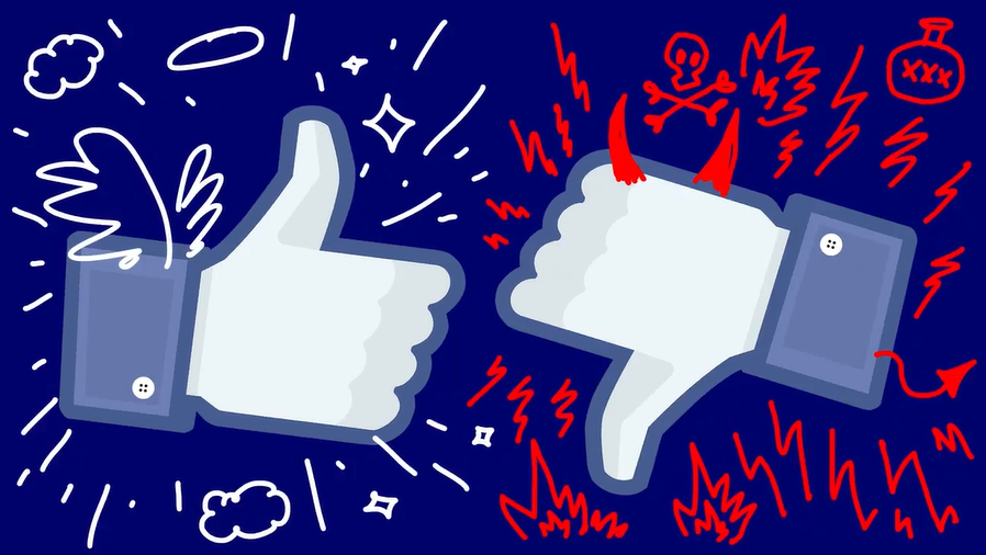 Header image from the New York Times showing illustrated "like" and "dislike" buttons.