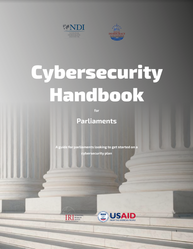 Cybersecurity Handbook for Parliaments Cover