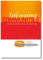 Book cover, Informing Communities, Sustaining Democracy in the Digital Age