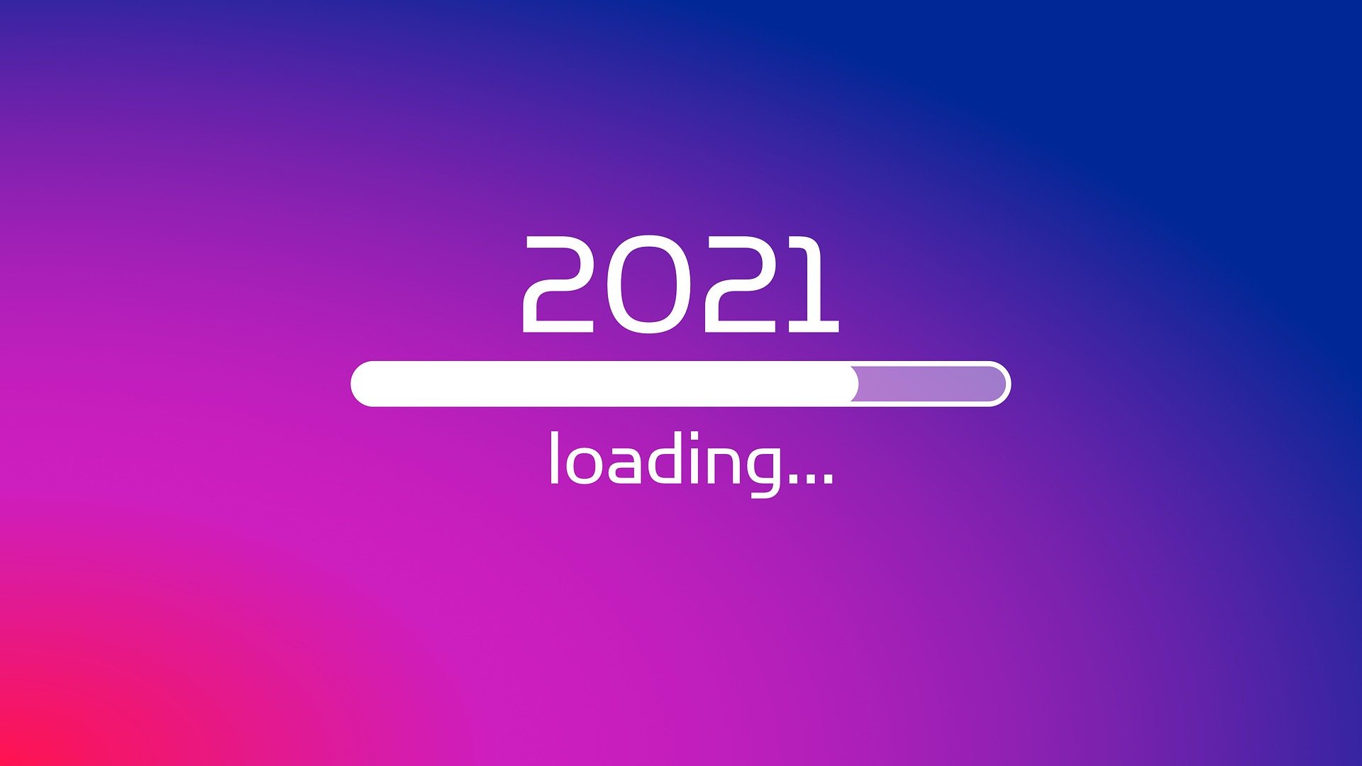 A loading bar for 2021