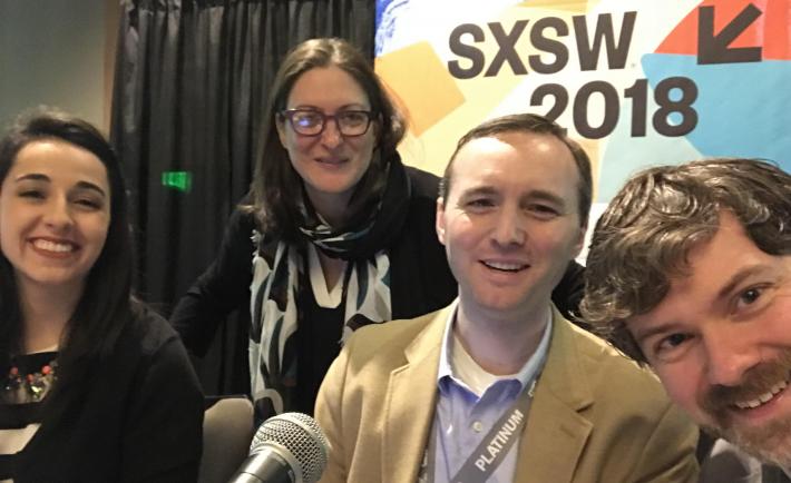 Onstage at SxSW with the Blockchain Trust Accellerator